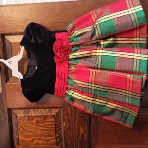 Bonnie Baby 18 months girls Christmas Dress